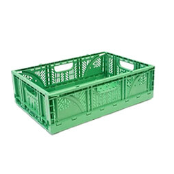 Industrial plastic crates